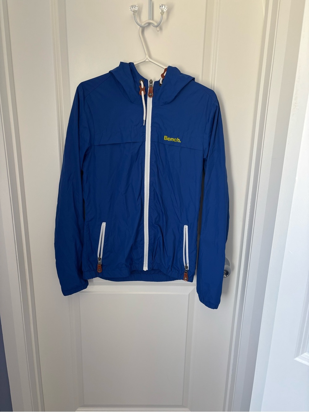 Women’s Bench Royal Blue Hooded Rain Resistant Jacket